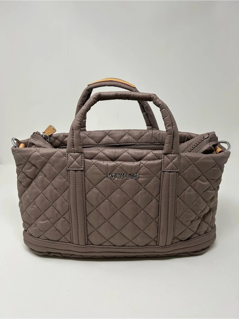 Mauve Metro Utility Crossbody Bag & Flat Metro Key Card Pouch Set